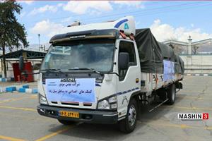 ارسال کمکهای غیر نقدی بهمن موتور به مناطق سیل زده